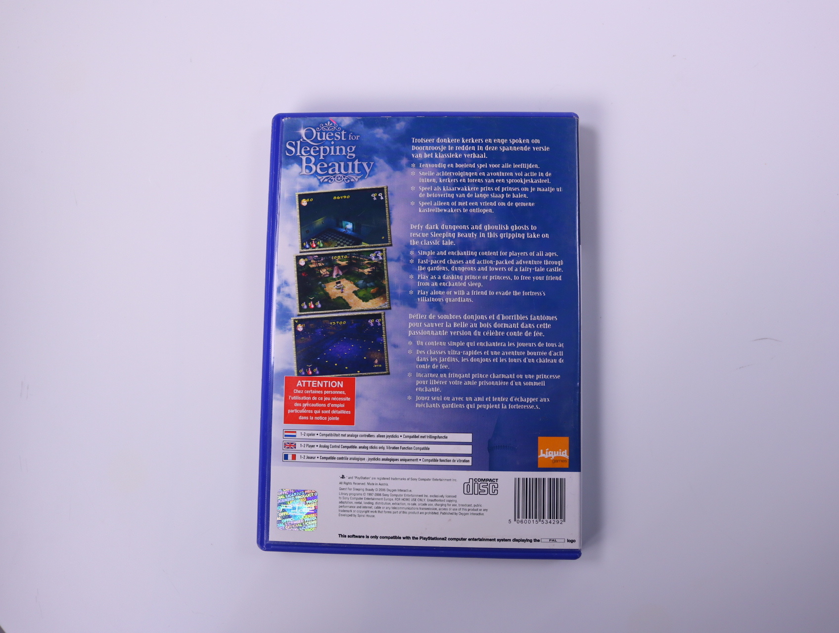 PlayStation 2 - Quest for Sleeping Beauty - productfoto 2