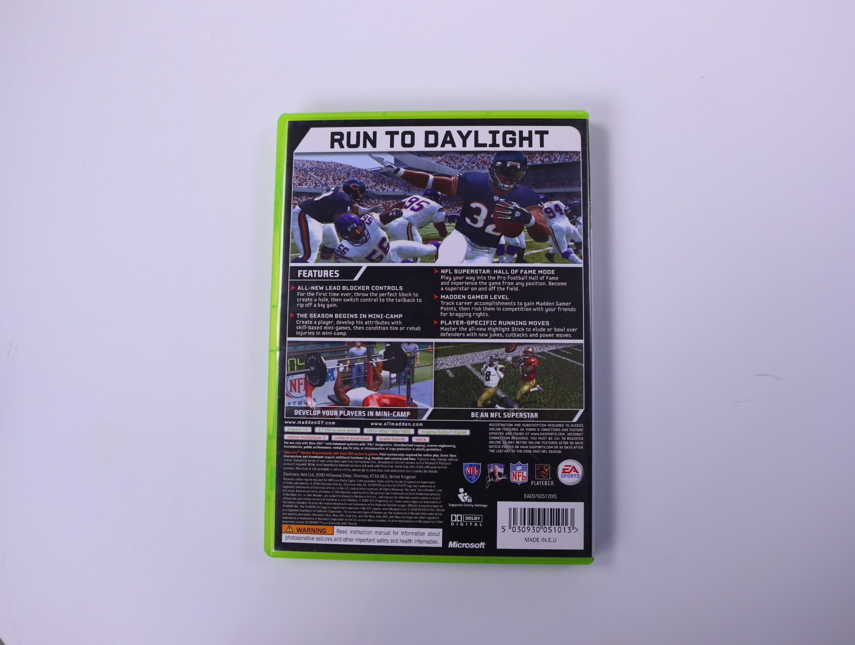 Xbox 360 - Madden NFL 07 - productfoto 2
