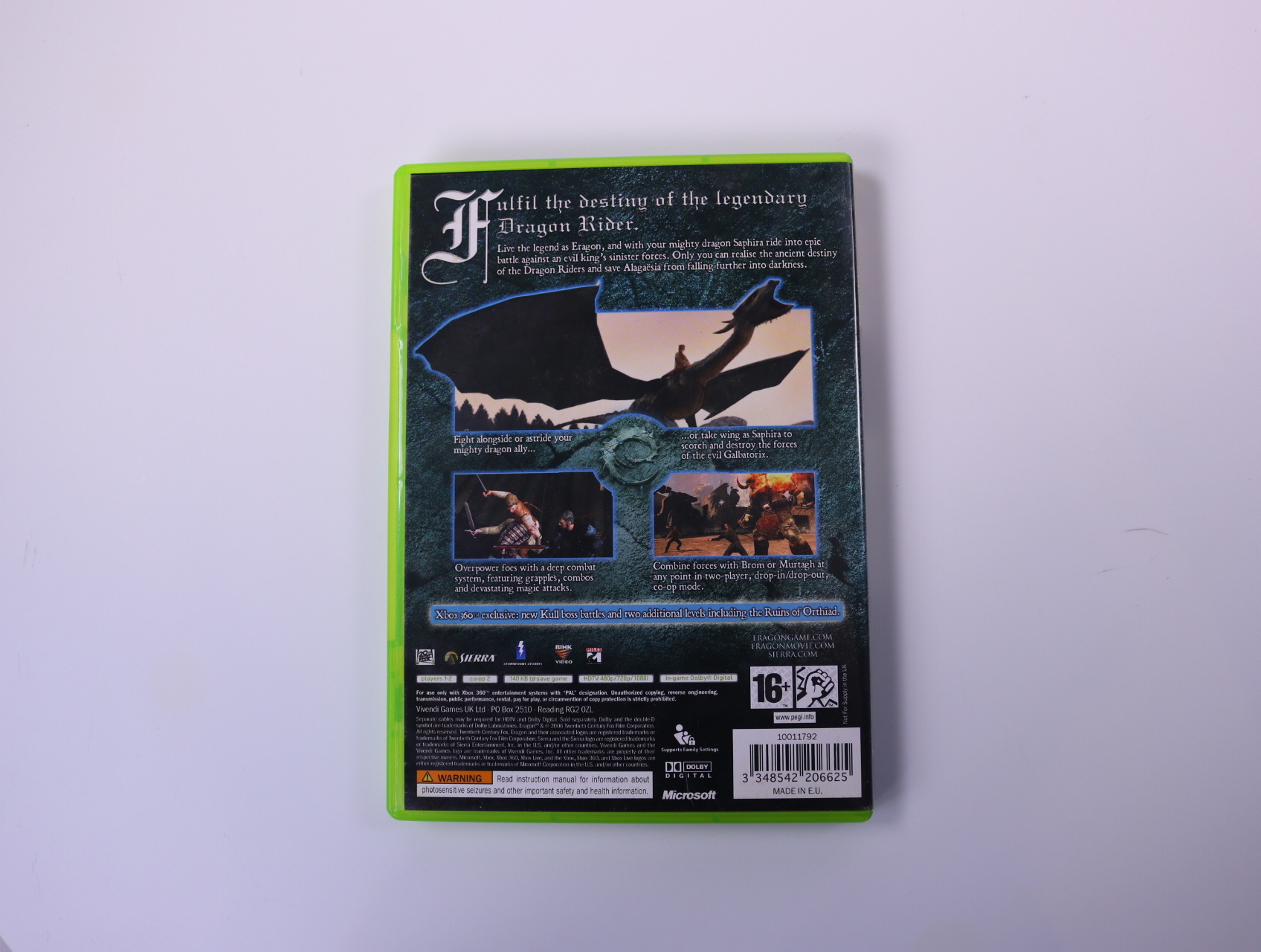 Xbox 360 - Eragon - productfoto 2