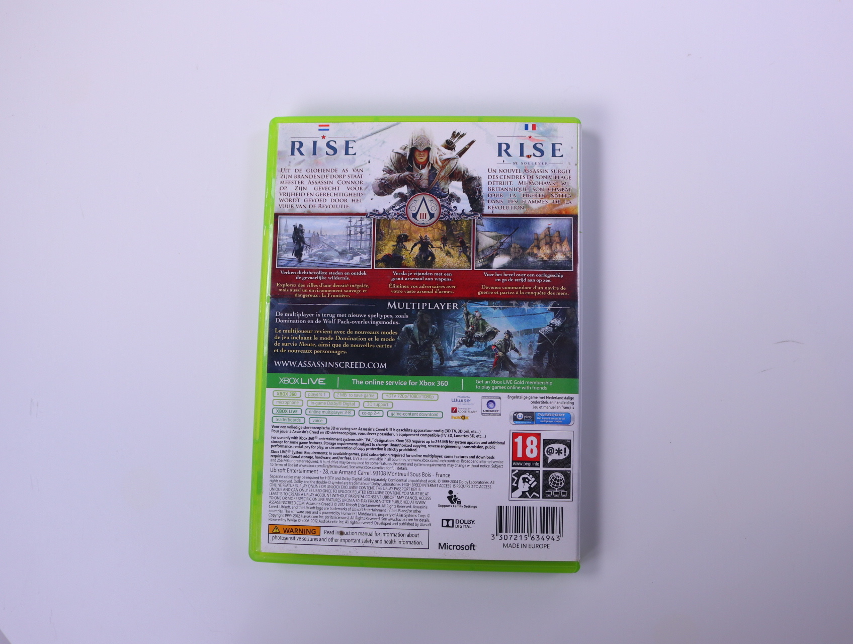 Xbox 360 - Assassin's Creed III #2 - productfoto 2