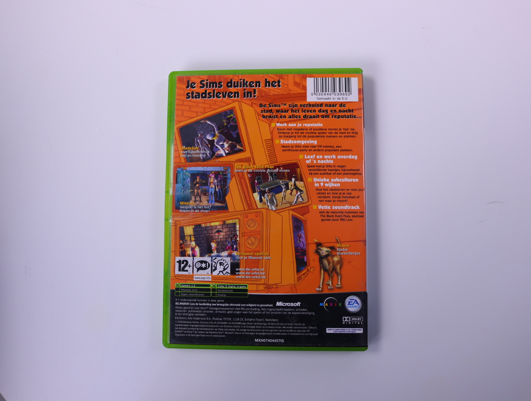 Xbox Classic - The Urbz: Sims in the City - productfoto 2