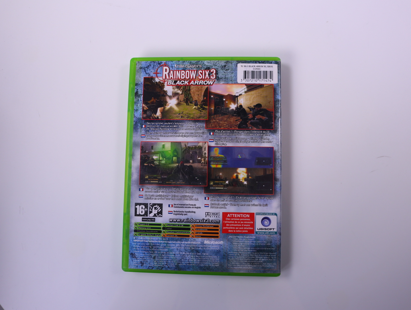 Xbox Classic - Tom Clancy's Rainbow Six 3: Black Arrow - productfoto 2