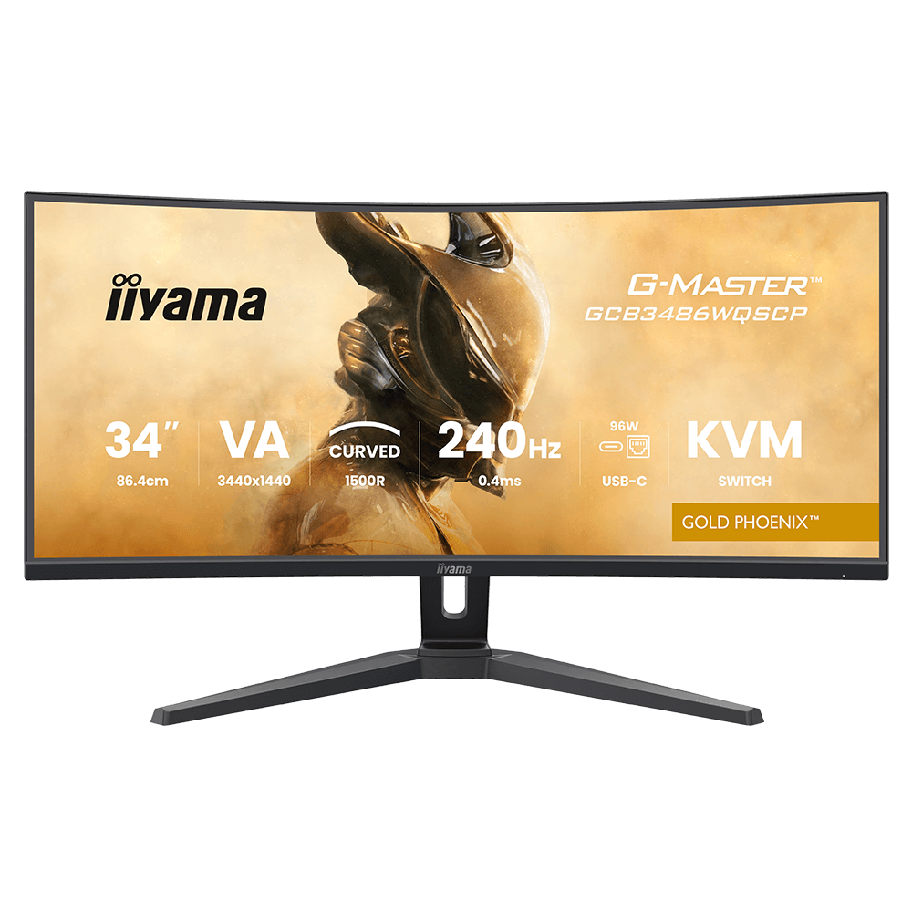 G-Master GCB3486WQSCP-B1 | WQHD - Ultrawide - Curved - 240hz - 0,4ms - VA - 34 inch - productfoto 2