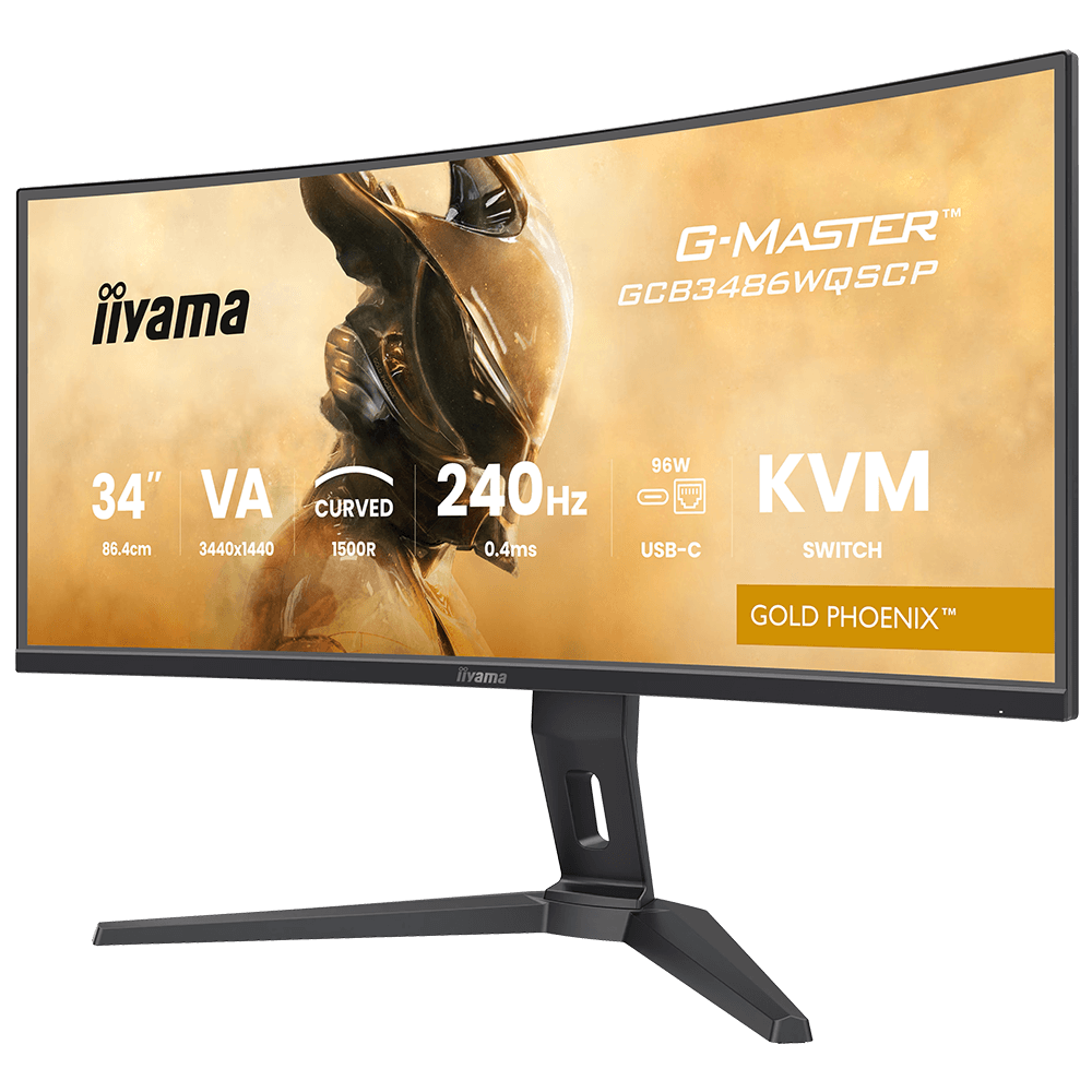 G-Master GCB3486WQSCP-B1 | WQHD - Ultrawide - Curved - 240hz - 0,4ms - VA - 34 inch