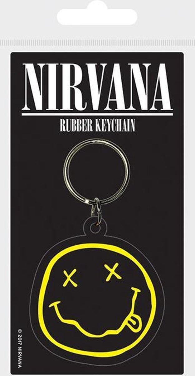 Nirvana - Smile Rubber Sleutelhanger - Nirvana - productfoto 2