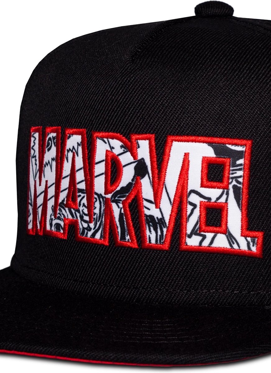 Marvel - Retro Classic Cap - Zwart - Retro - productfoto 2