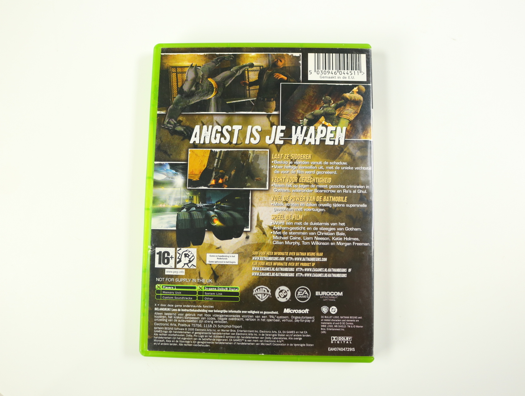 Xbox Classic - Batman Begins - productfoto 2