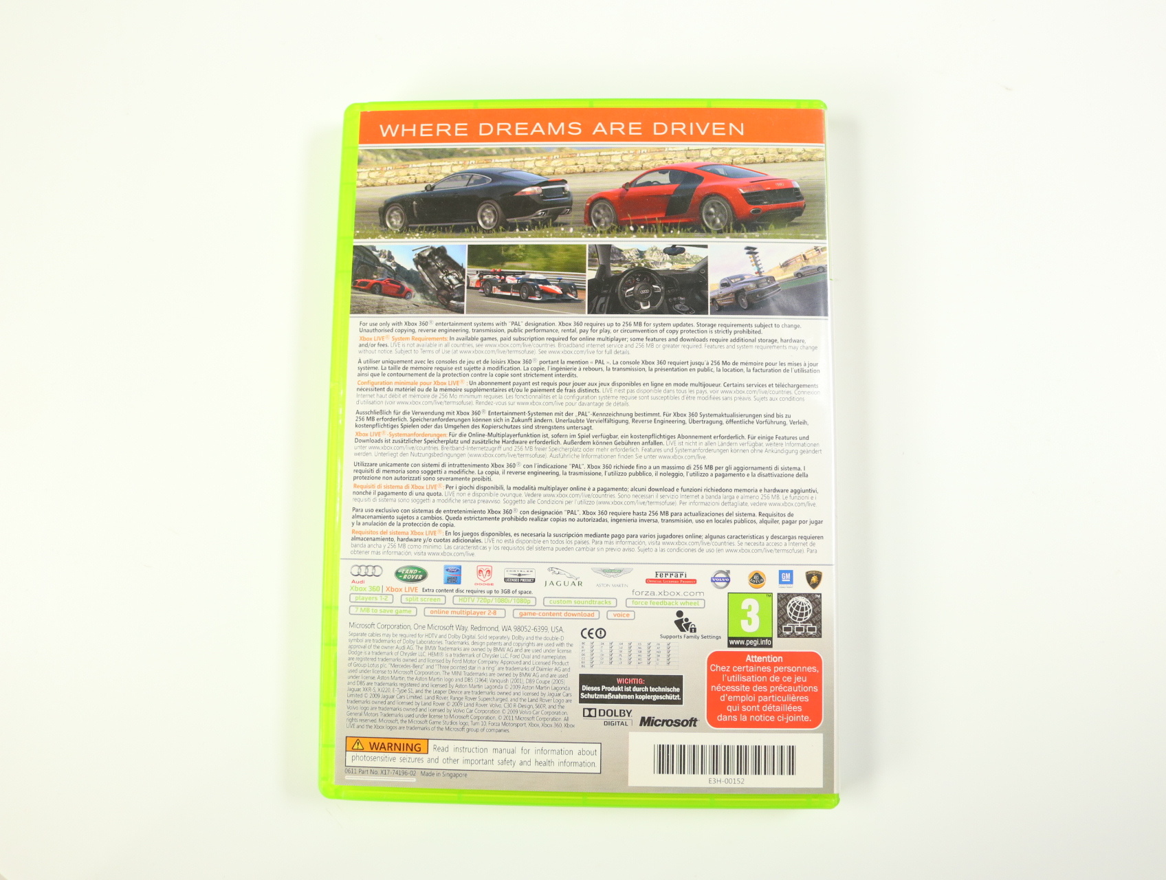 Xbox 360 - Forza Motorsport 3 [No Manual] - productfoto 2