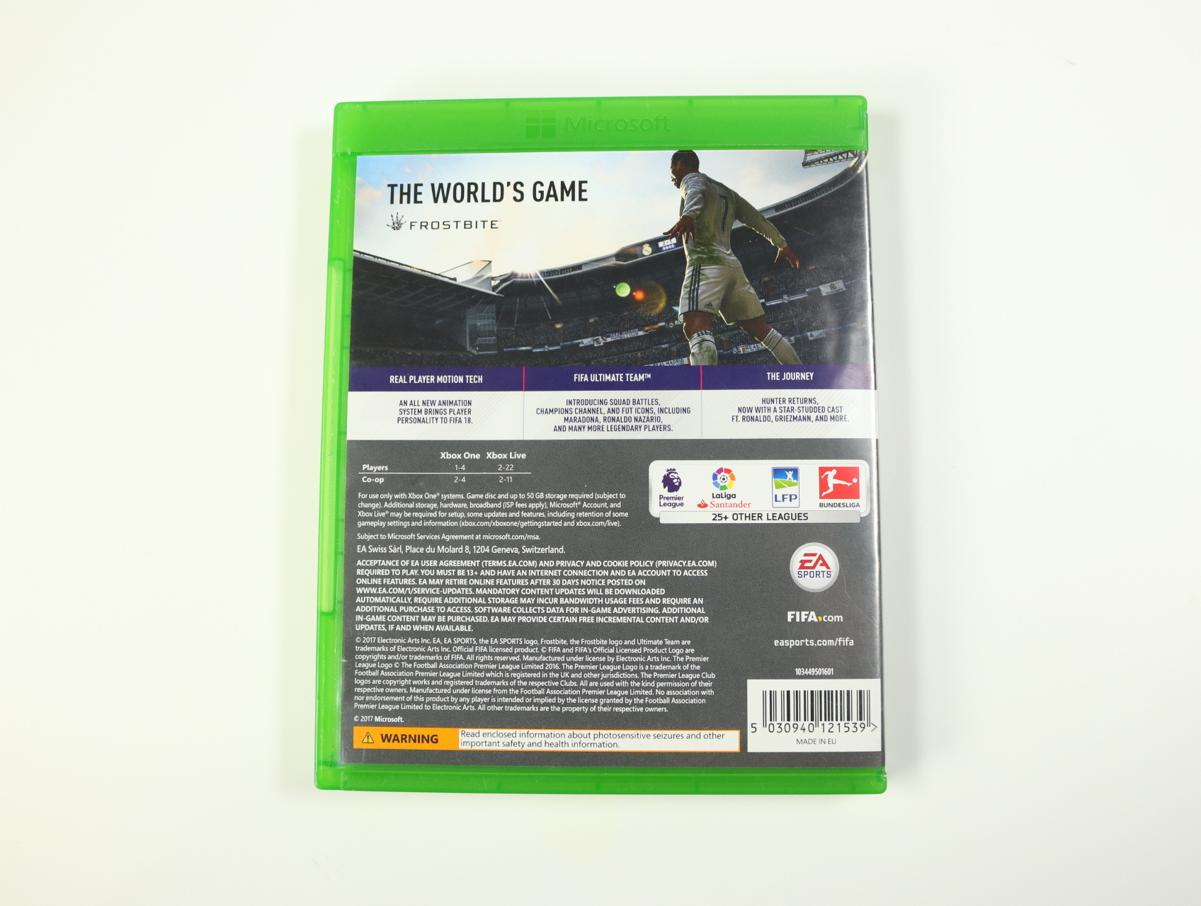 Xbox one - Fifa 18 [Gebruikt] - Gebruikt - productfoto 2