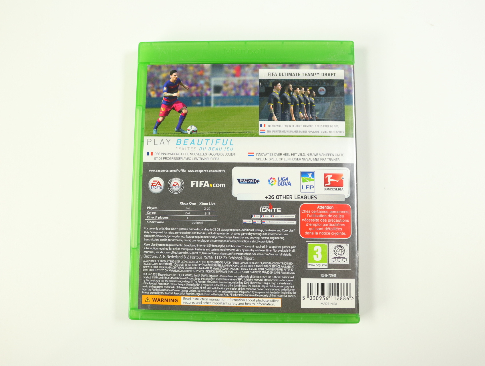 Xbox one - Fifa 16 - productfoto 2