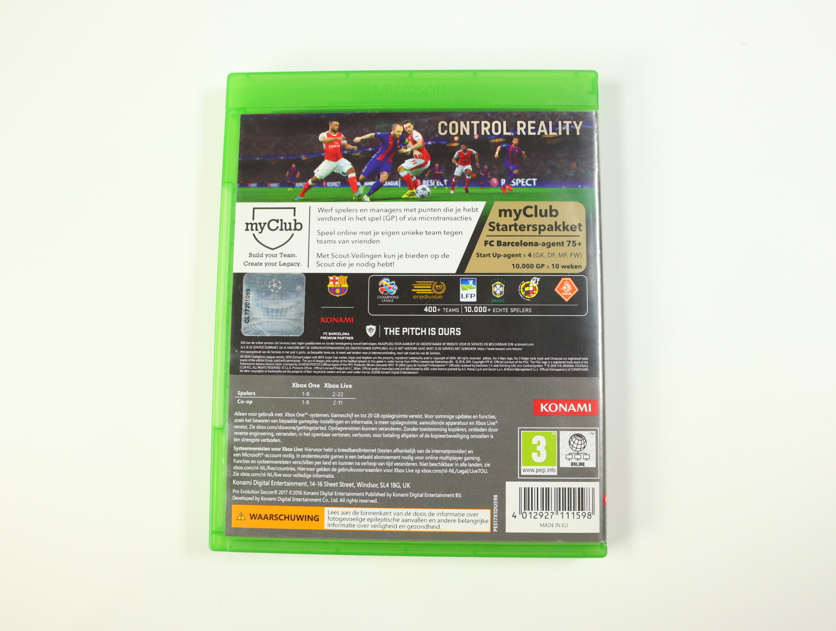 Xbox one - Pro Evolution Soccer 2017 - productfoto 3