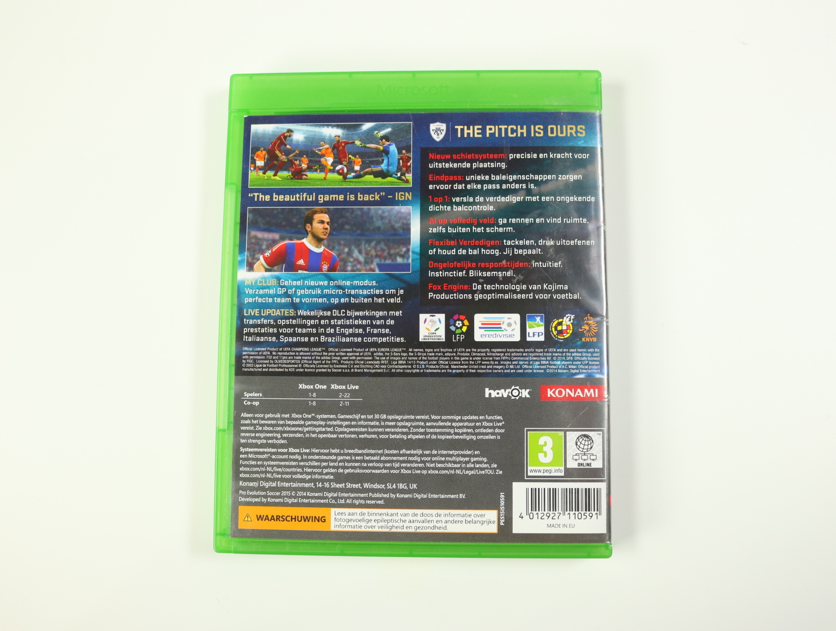 Xbox one - Pro Evolution Soccer 2015 - productfoto 2