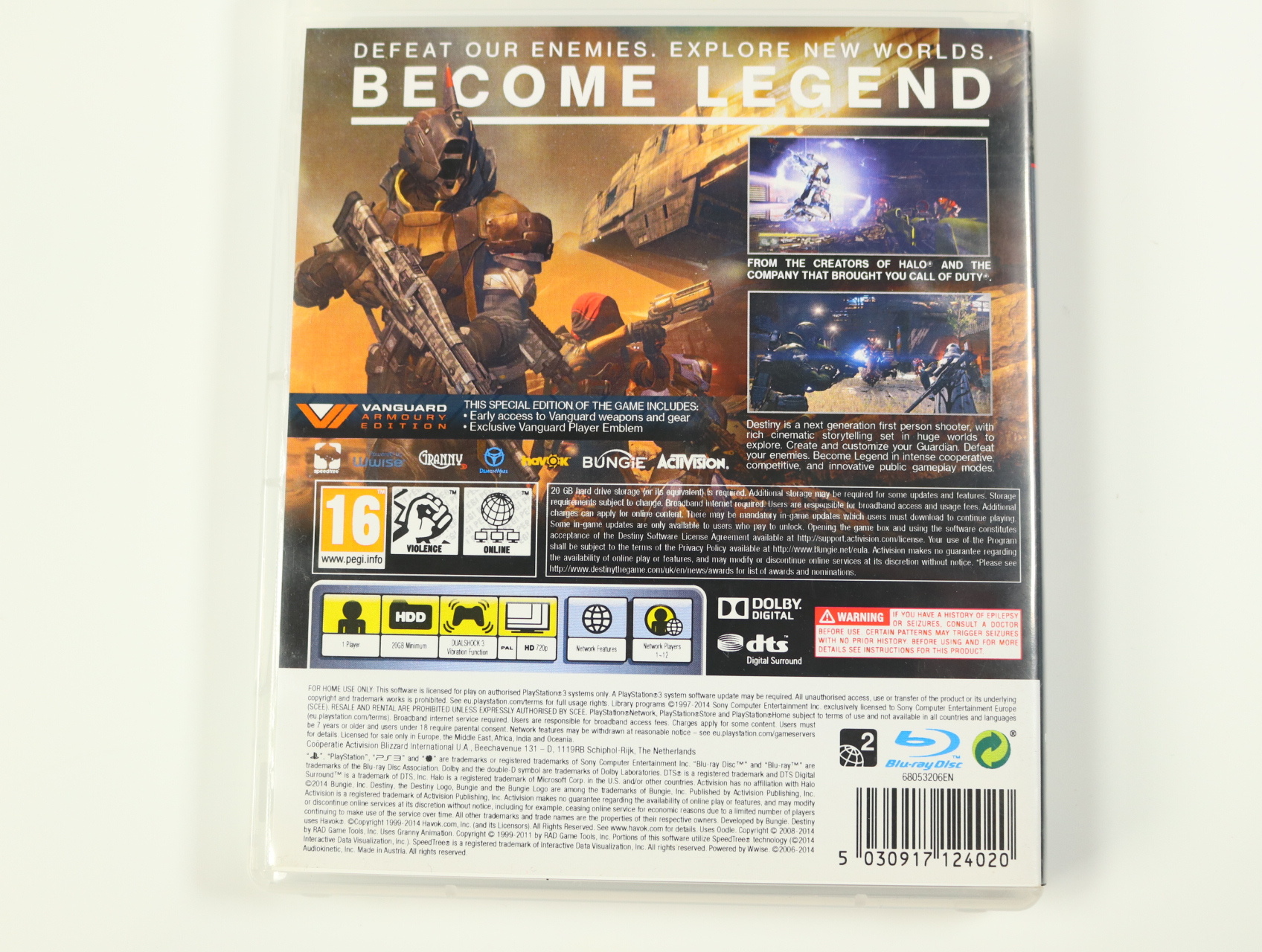 PlayStation 3 - Destiny [No Manual] - productfoto 2