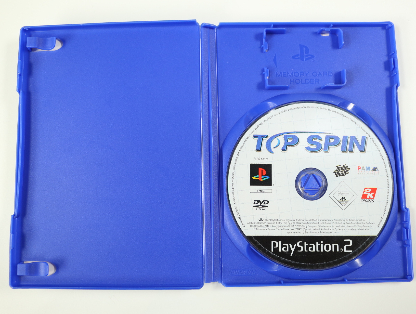 PlayStation 2 - Top Spin - productfoto 2