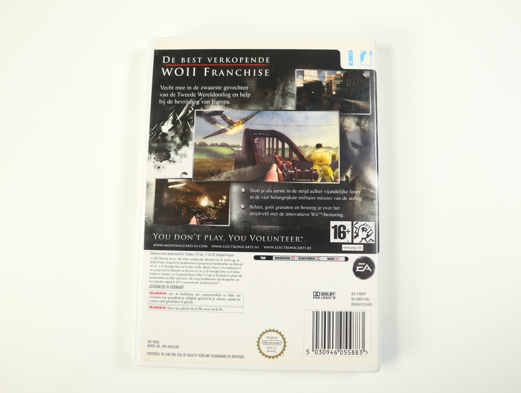 Wii - Medal of Honor: Vanguard - productfoto 2