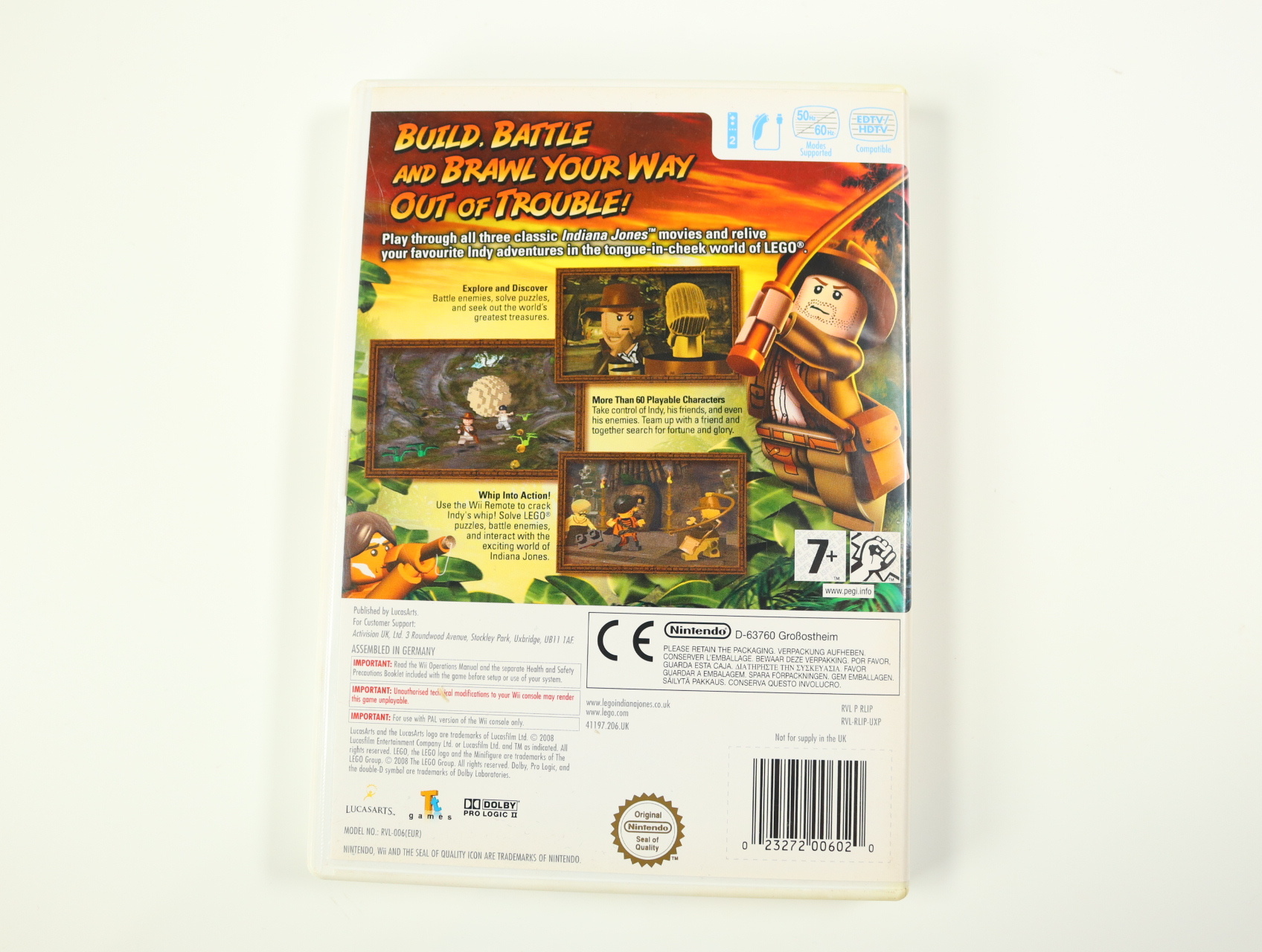 Wii - Lego Indiana Jones: The Original Adventures - productfoto 2