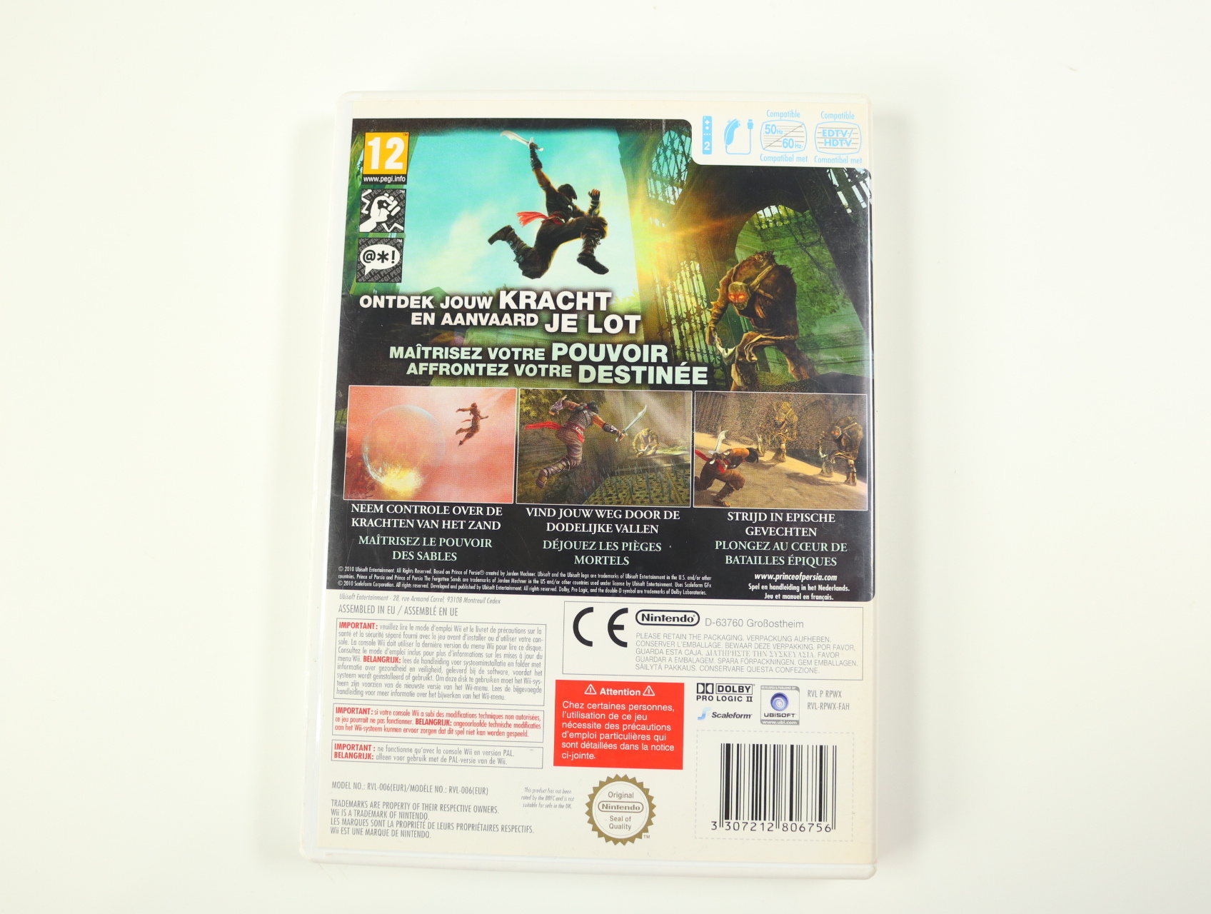 Wii - Prince of Persia: The Forgotten Sands - productfoto 2