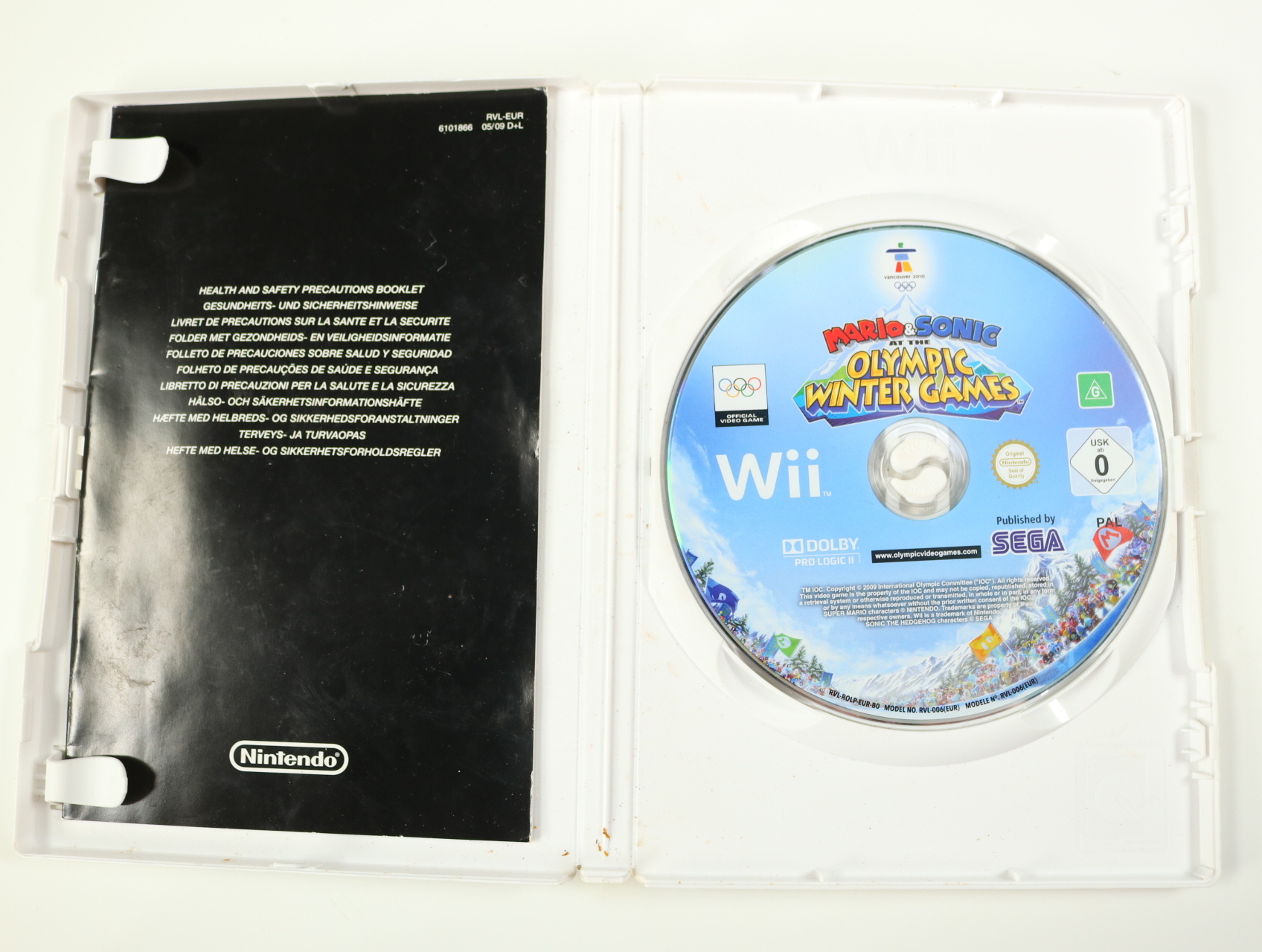 Wii - Mario & Sonic at the Olympic Winter Games - productfoto 3