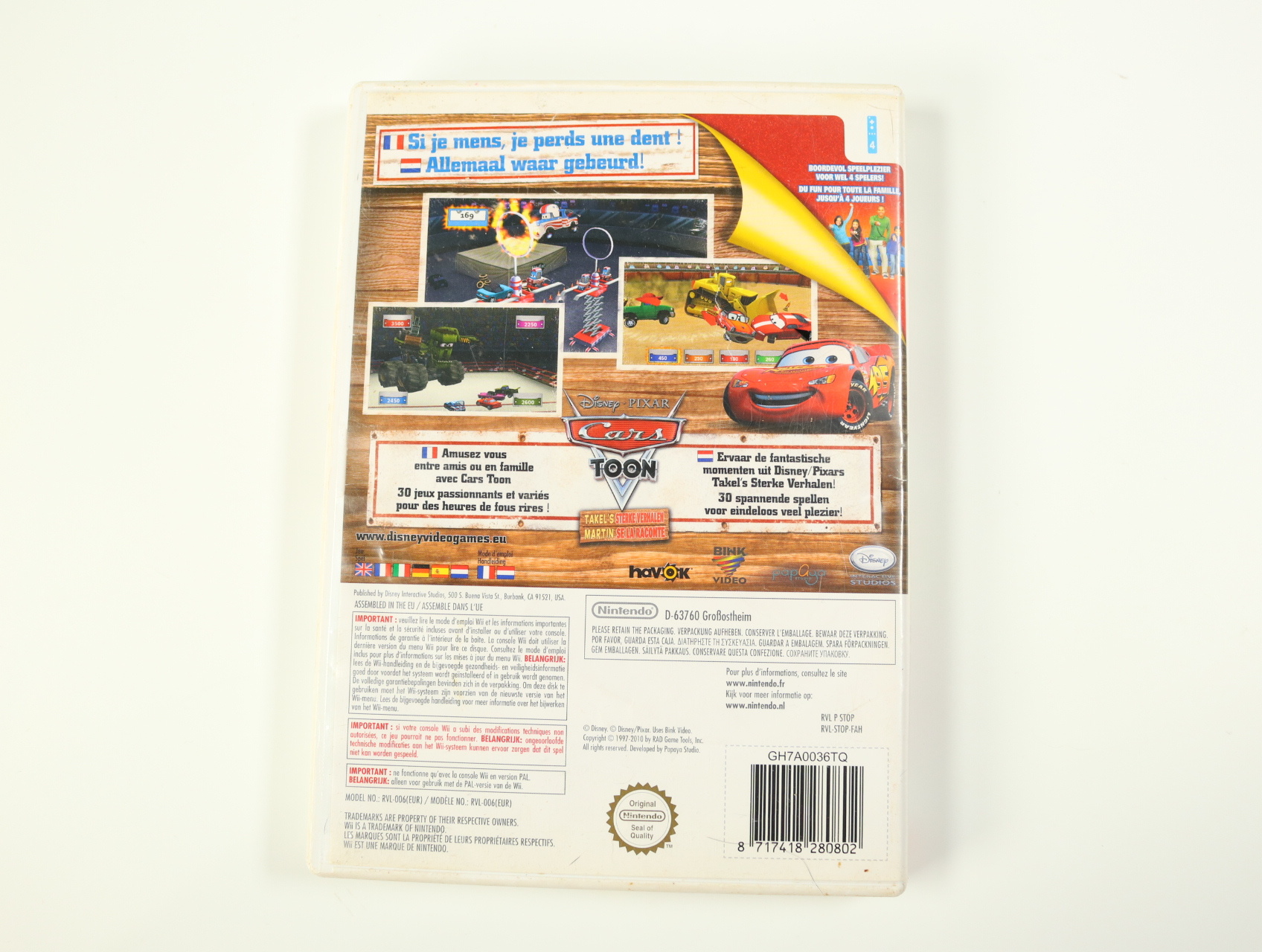 Wii - Cars: Takel's Sterke Verhalen - productfoto 2