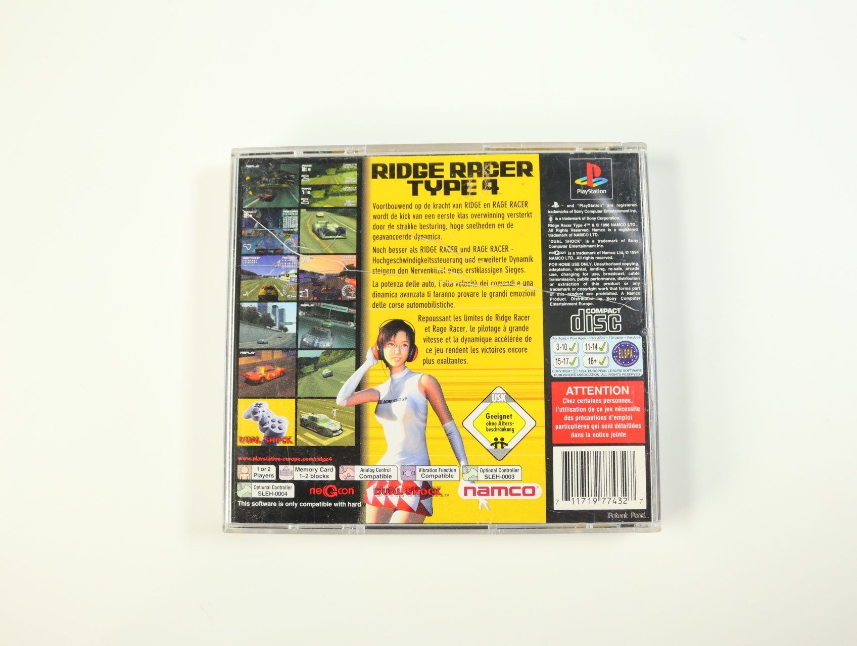 PlayStation 1 - Ridge Racer Type 4 - productfoto 2