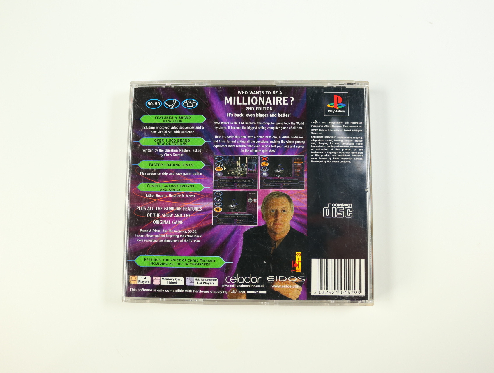 PlayStation 1 - Who Wants to Be a Millionaire - productfoto 2