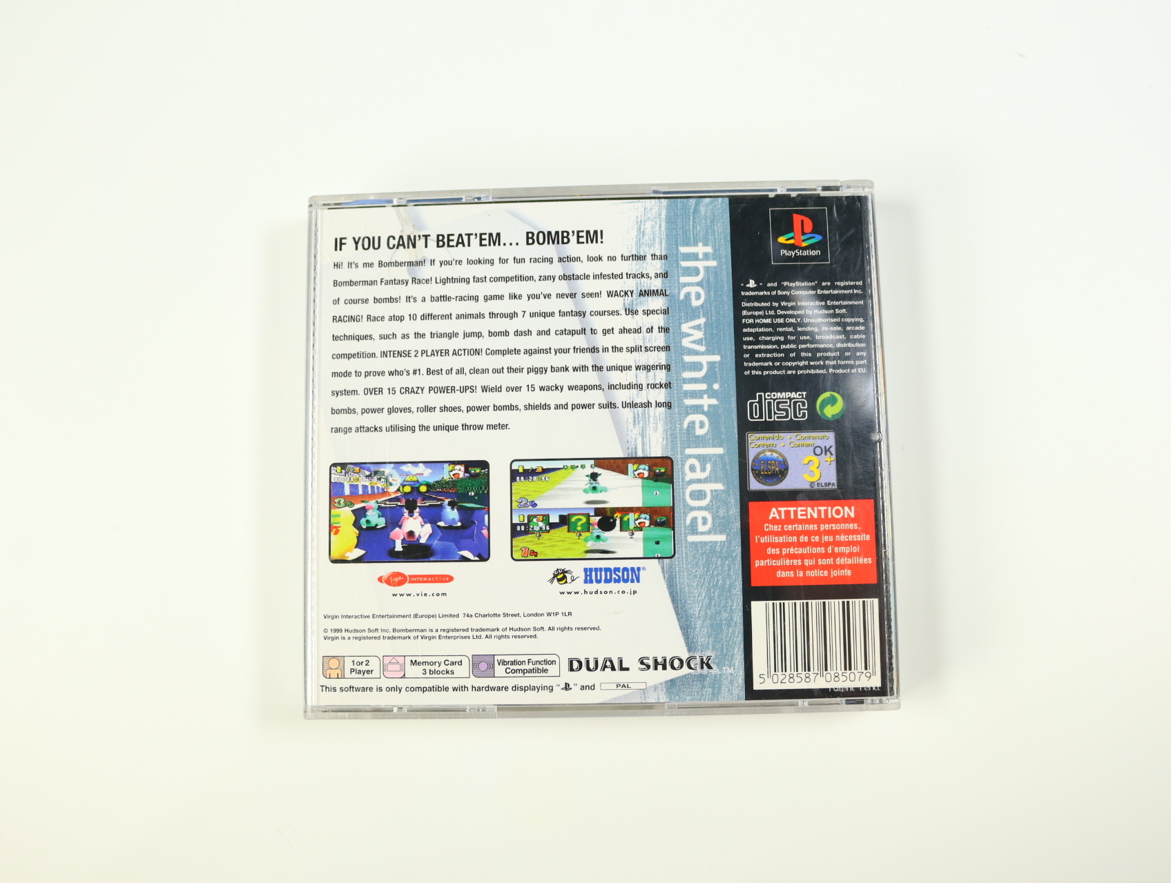 PlayStation 1 - Bomberman Fantasy Race - productfoto 2