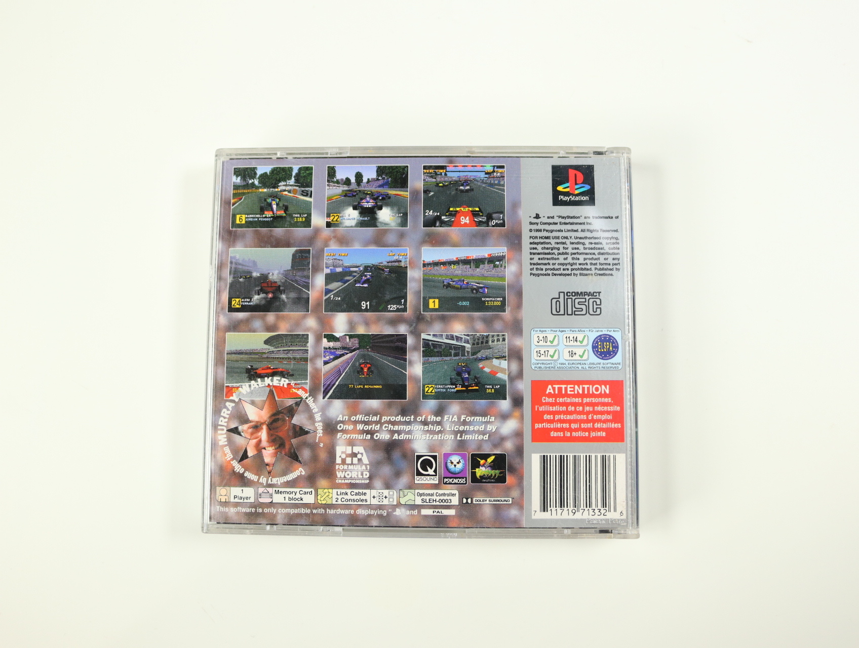 PlayStation 1 - Formula One [Platinum] - productfoto 2