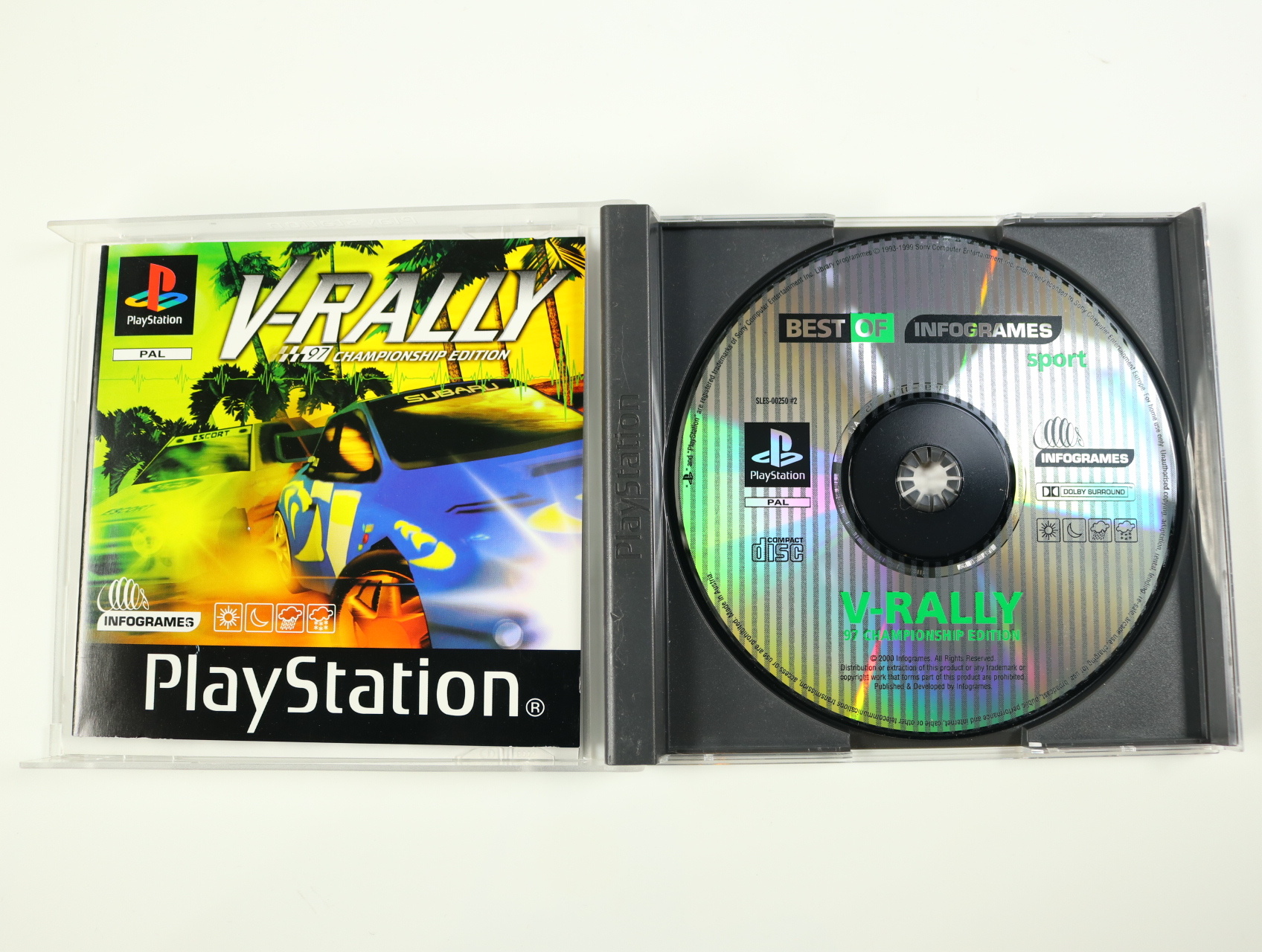 PlayStation 1 - V-Rally - productfoto 3