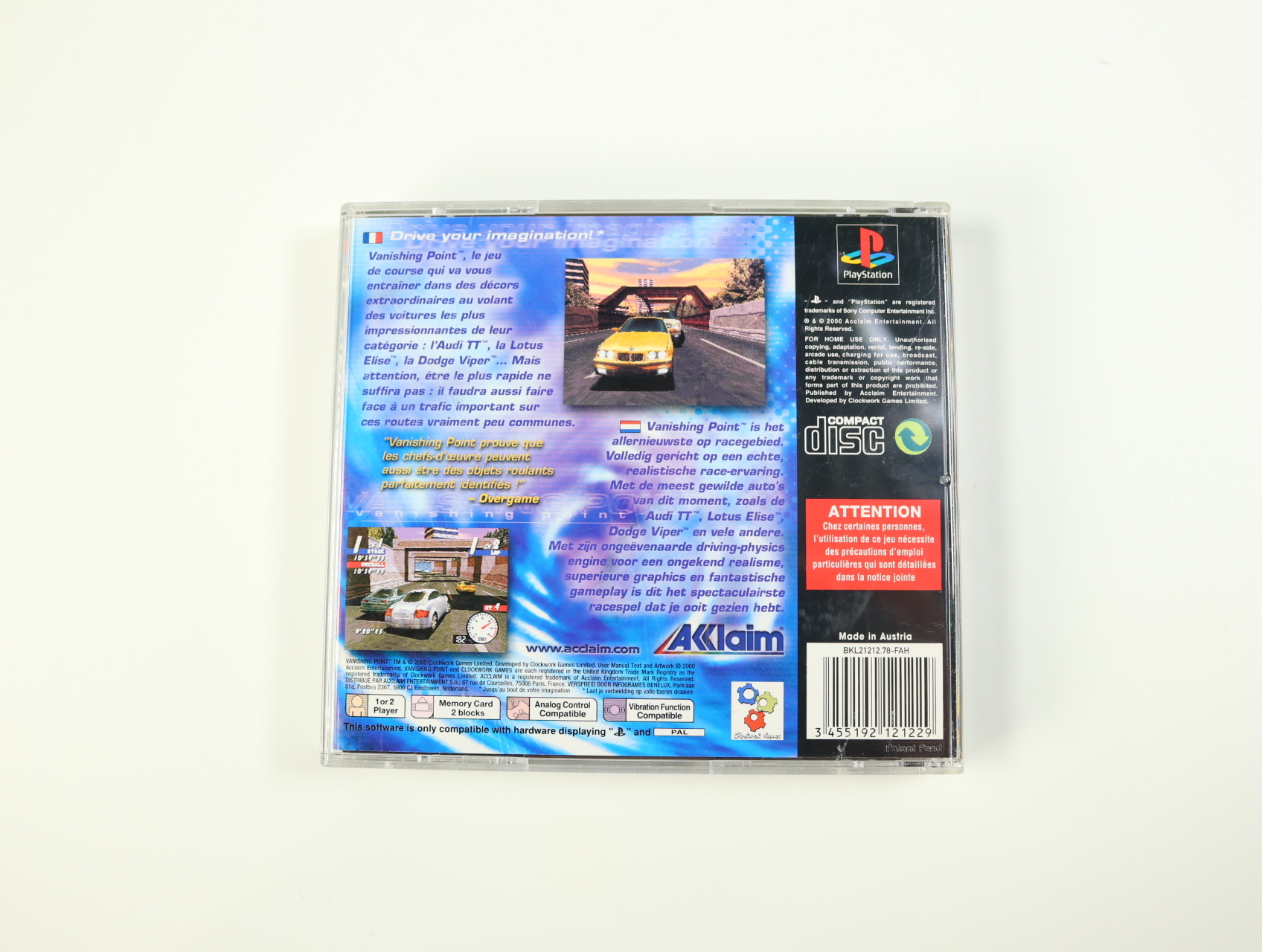 PlayStation 1 - Vanishing Point - productfoto 2