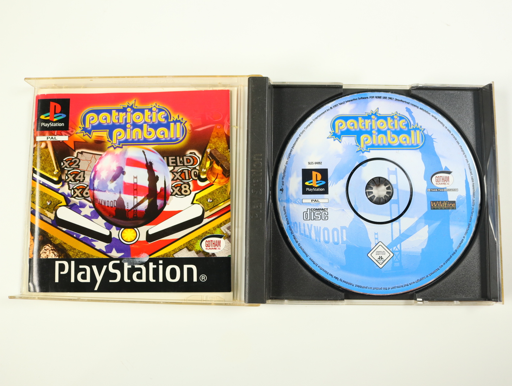 PlayStation 1 - Patriotic Pinball - productfoto 3