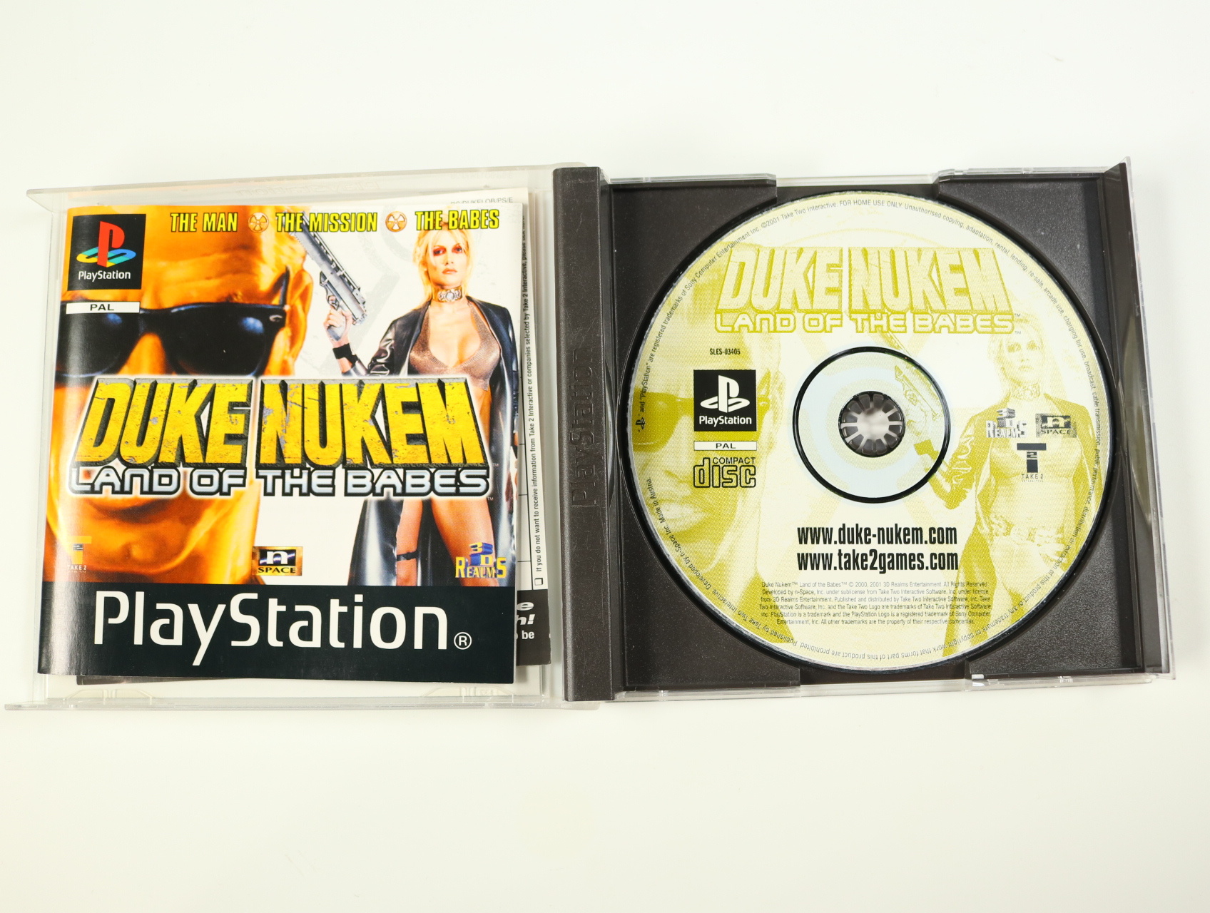 PlayStation 1 - Duke Nukem: Land of the Babes - n‑Space - productfoto 3