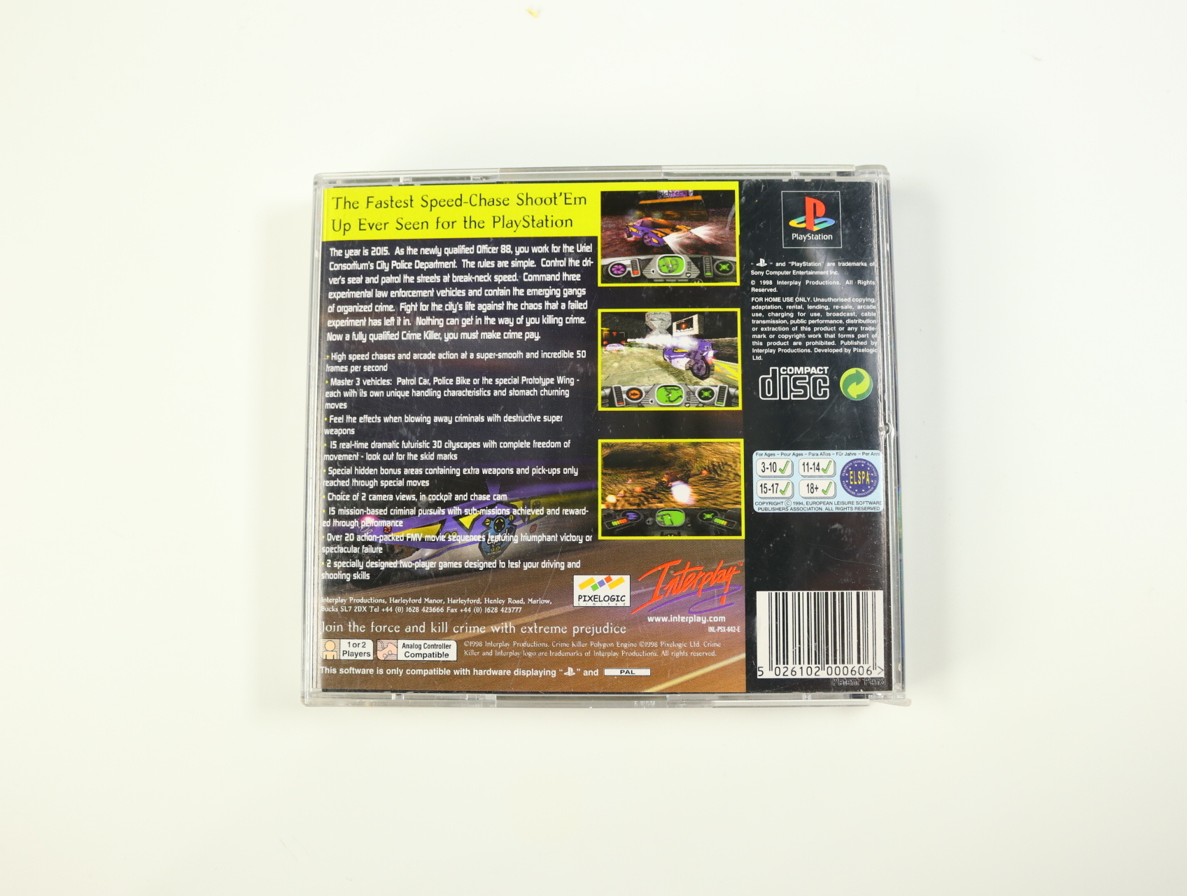 PlayStation 1 - Crime Killer #2 - productfoto 2