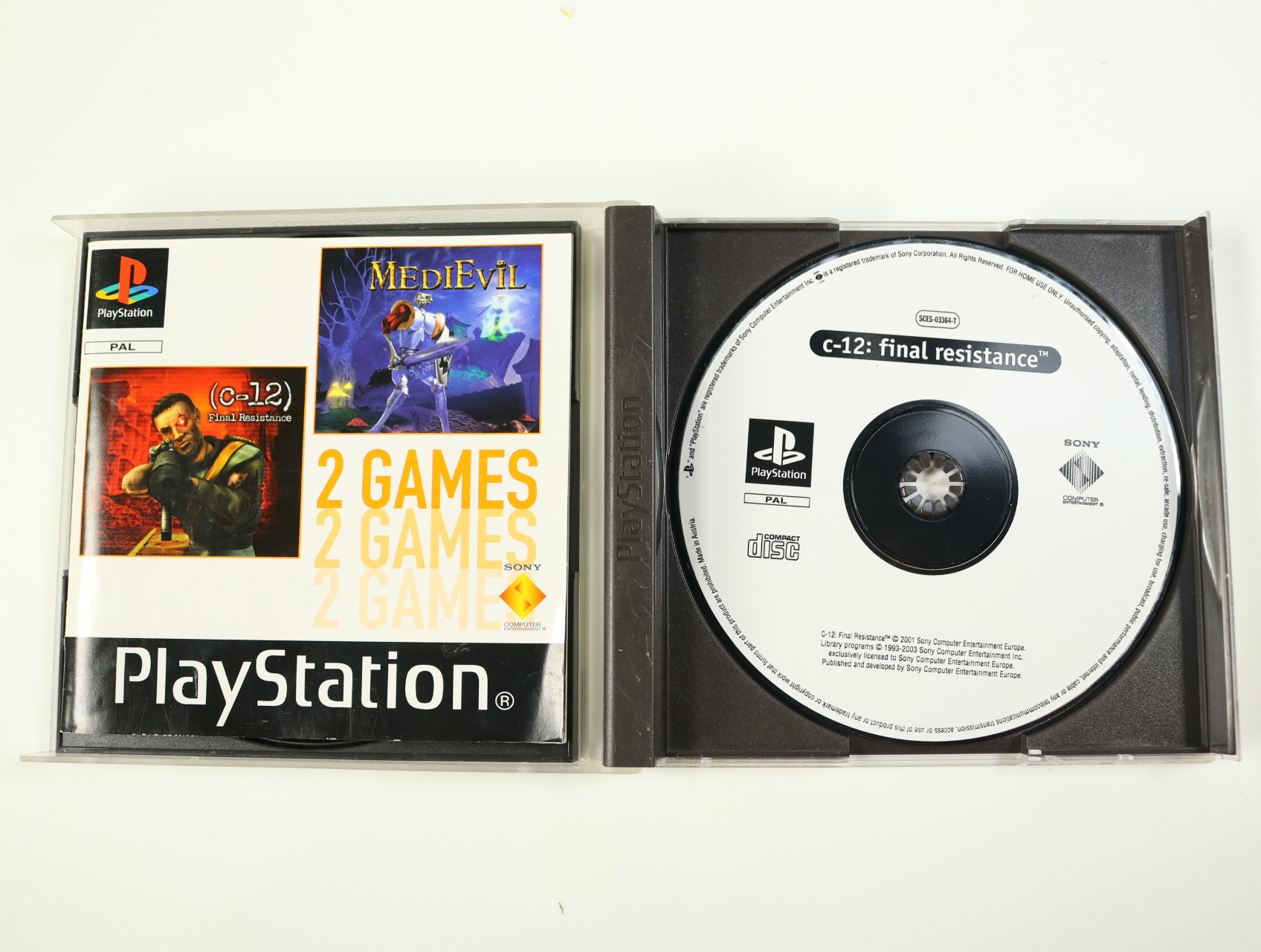PlayStation 1 - C-12: Final Resistance & MediEvil - productfoto 4