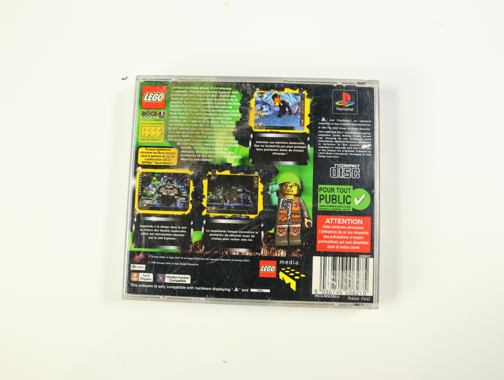 PlayStation 1 - Lego Rock Raiders [Geen Hoesje] - productfoto 2