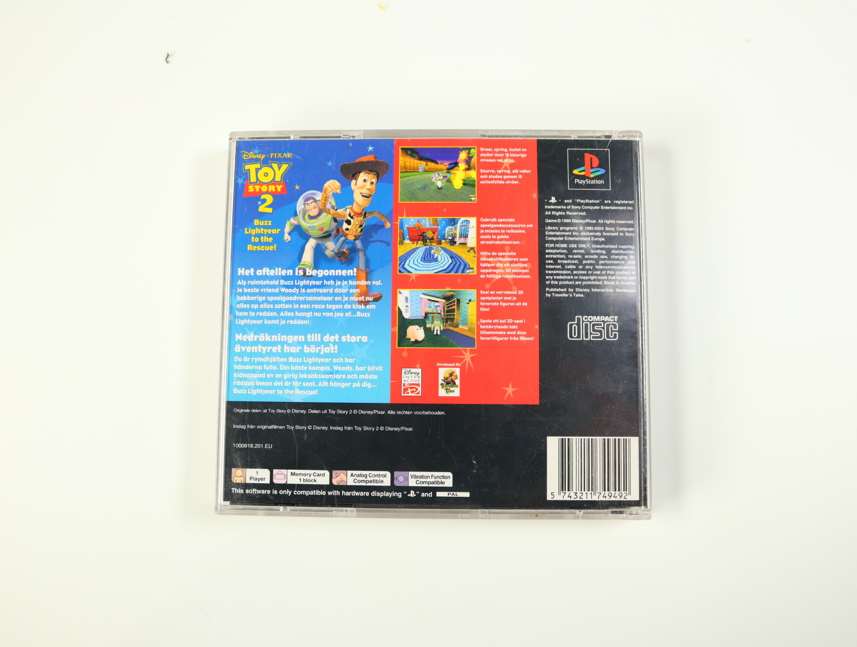 PlayStation 1 - Toy Story 2 - productfoto 2