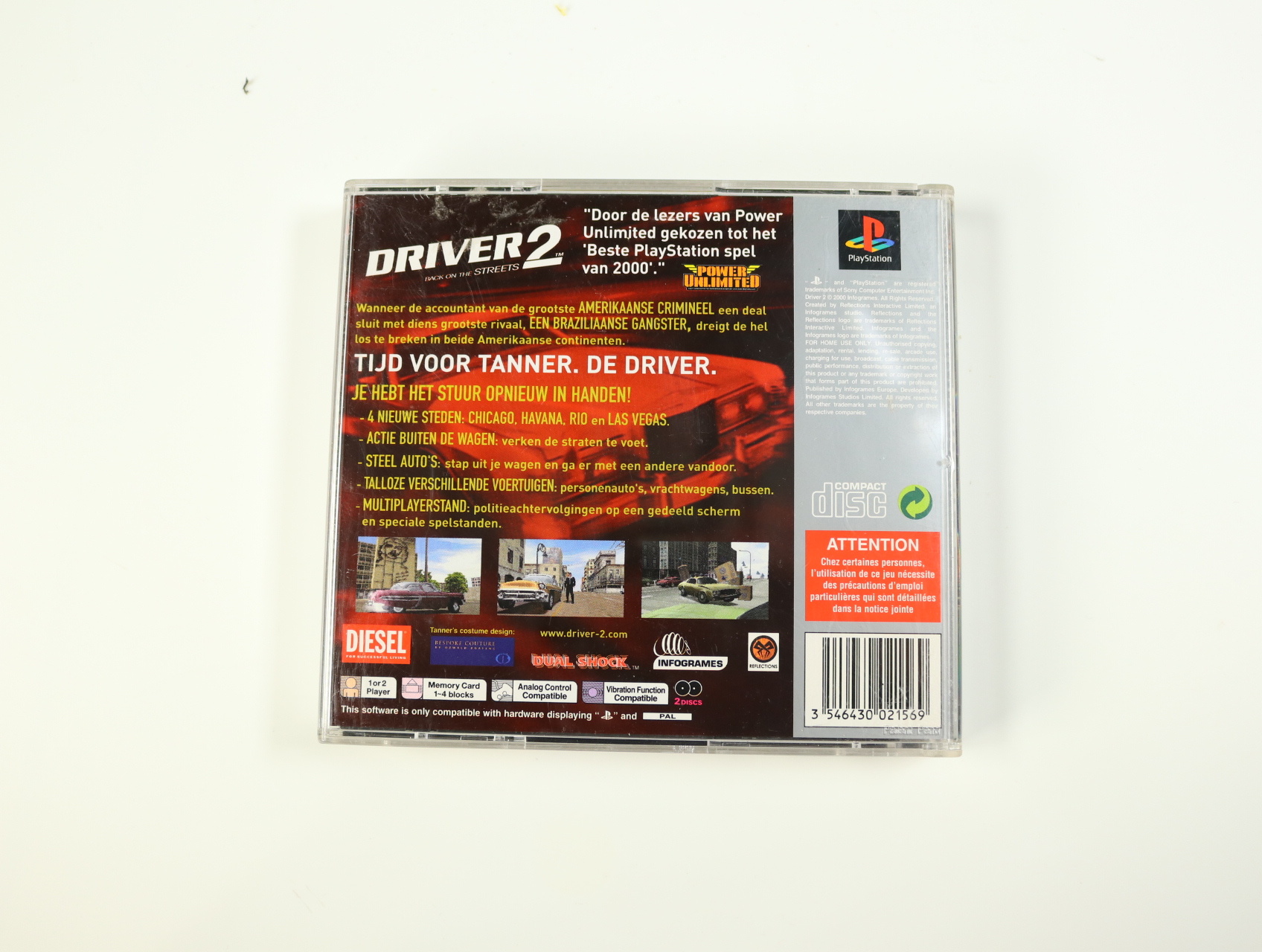 PlayStation 1 - Driver 2 [Platinum] - productfoto 2