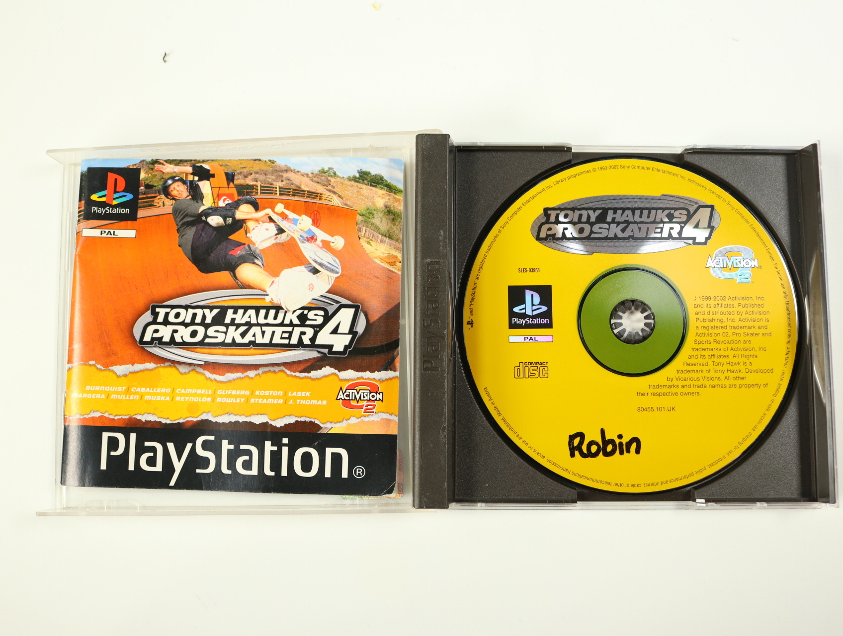PlayStation 1 - Tony Hawk's Pro Skater 4 - productfoto 3