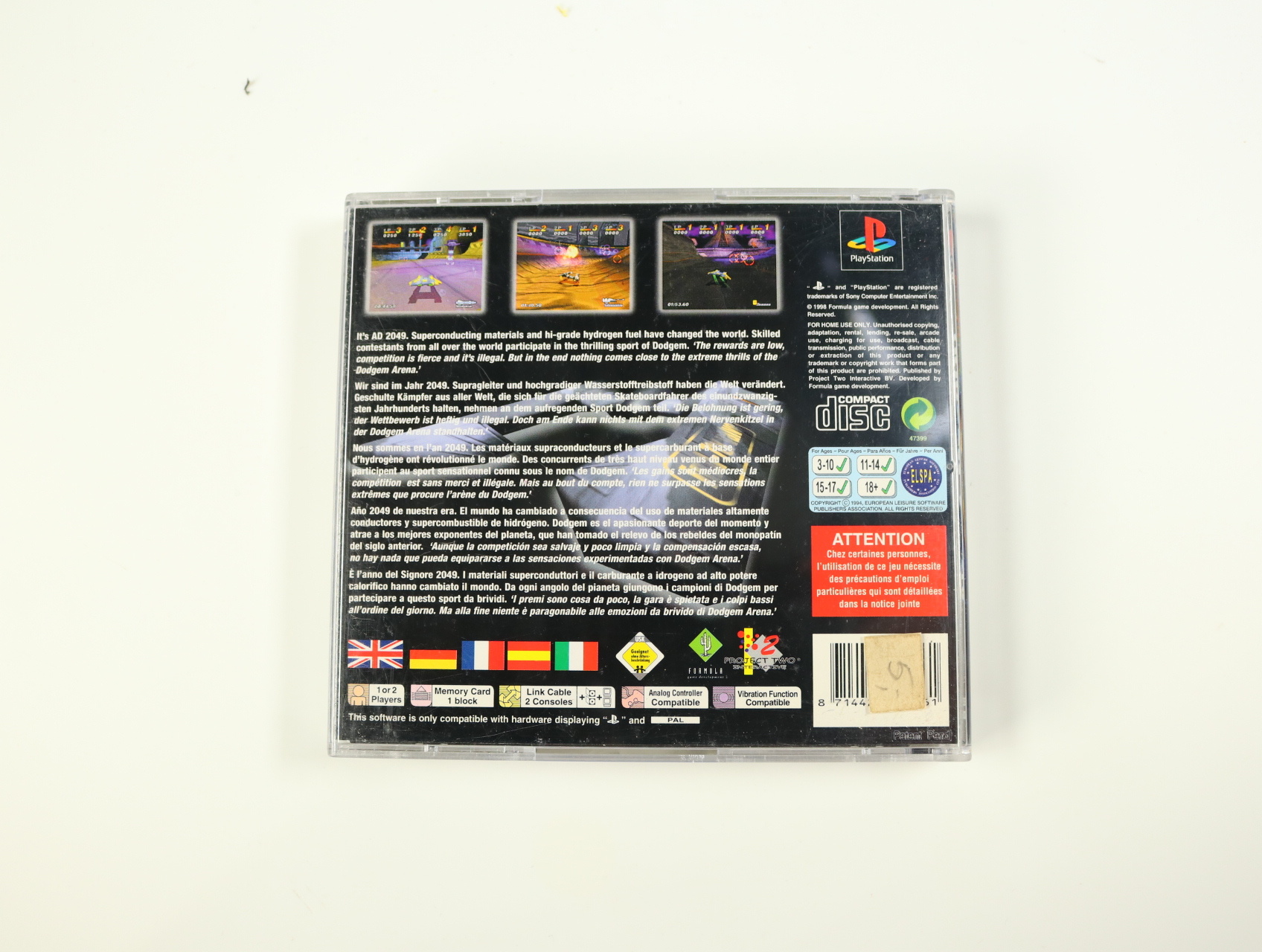 PlayStation 1 - Dodgem Arena [No Manual] - productfoto 2