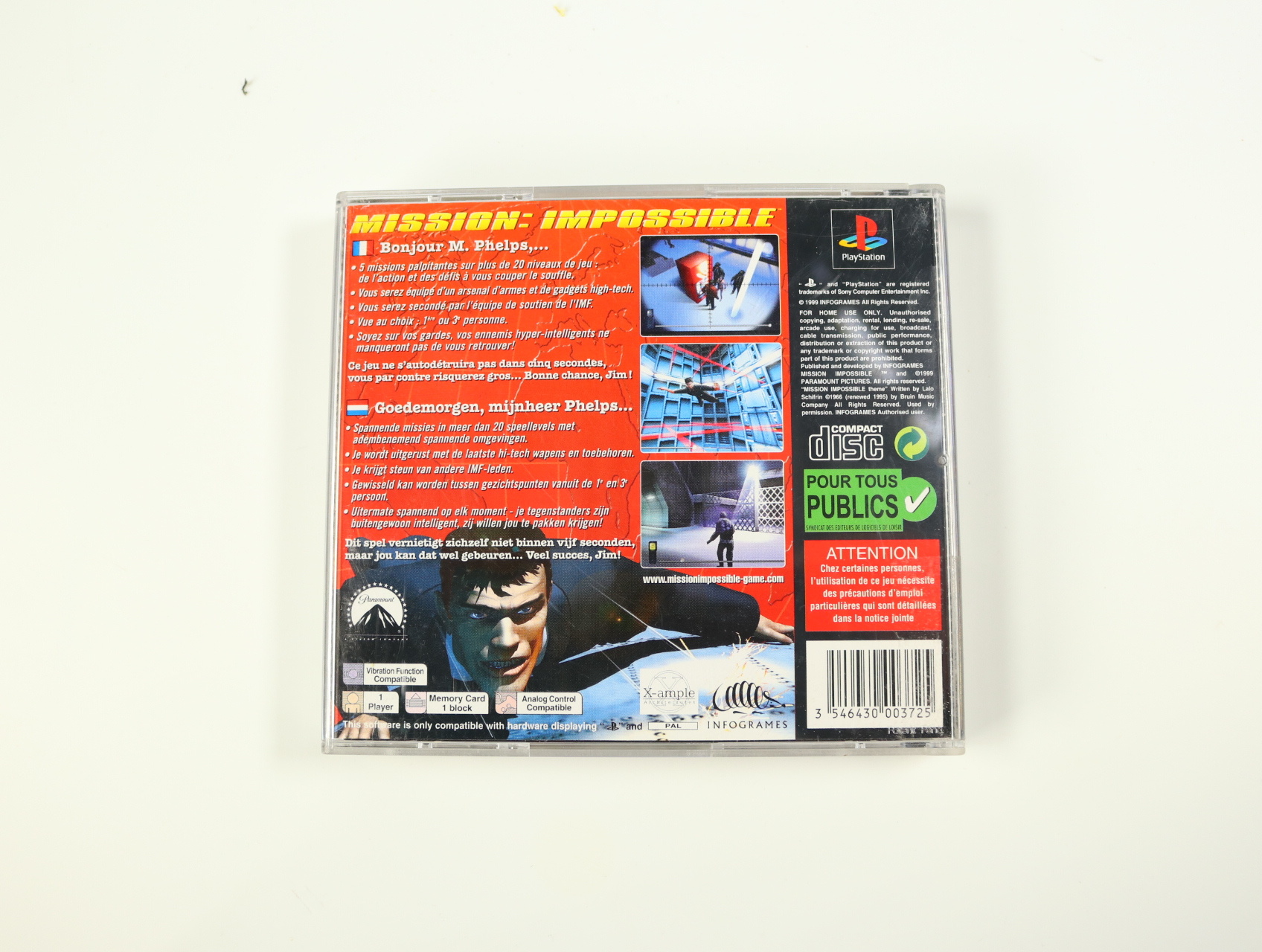PlayStation 1 - Mission: Impossible - productfoto 2