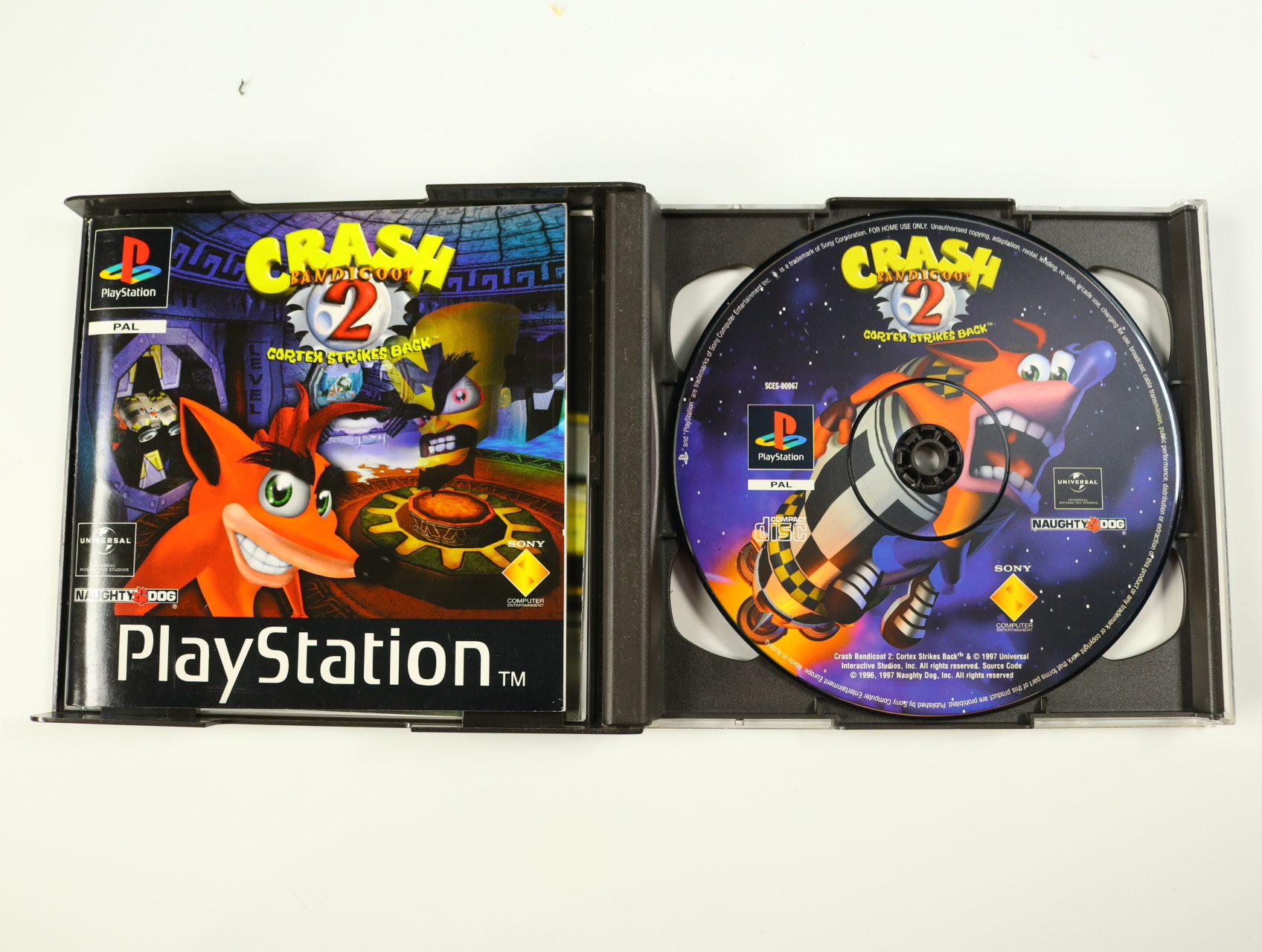 PlayStation 1 - Crash Bandicoot 2: Cortex Strikes Back - productfoto 3