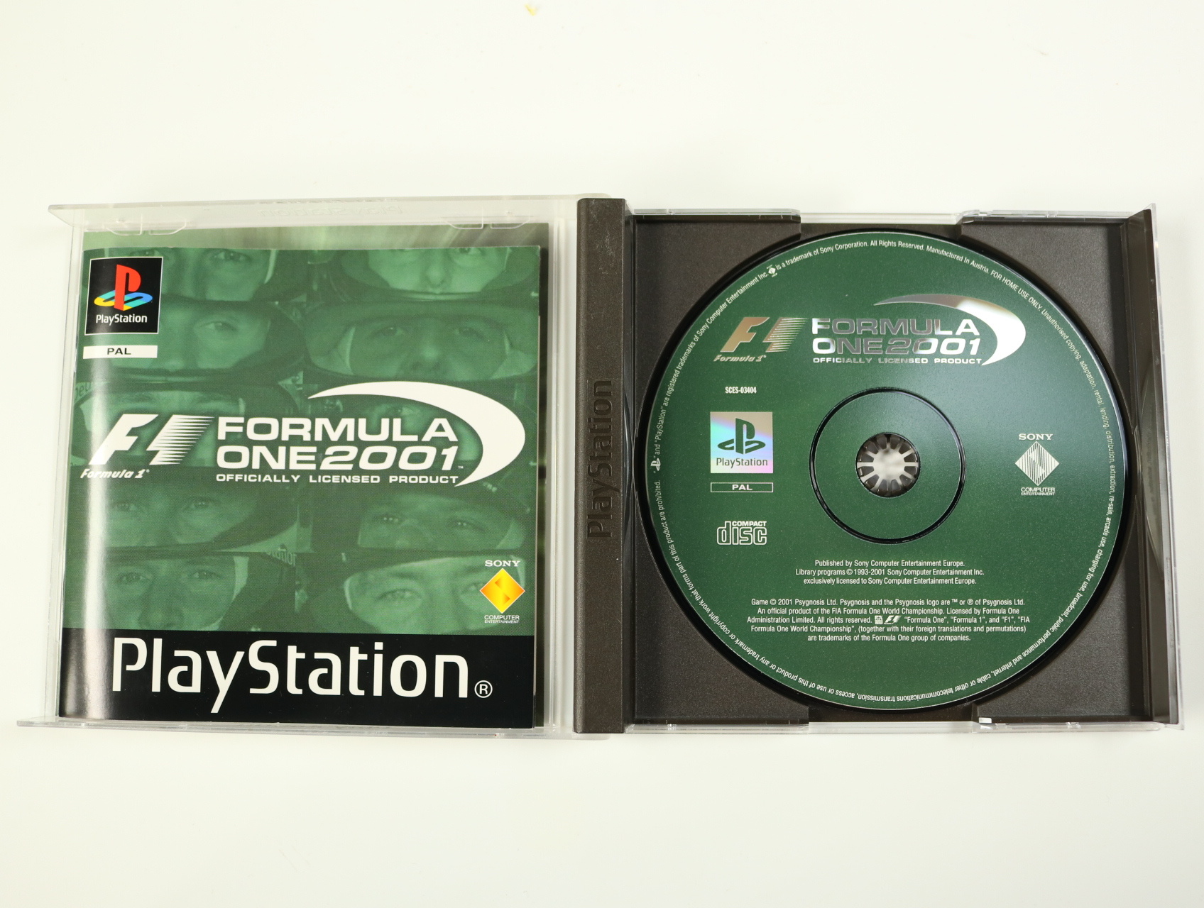 PlayStation 1 - Formula One 2001 - productfoto 3