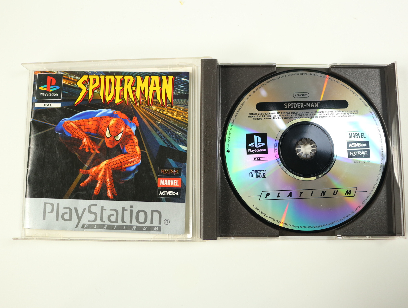 PlayStation 1 - Spider-Man [Platinum] - productfoto 3