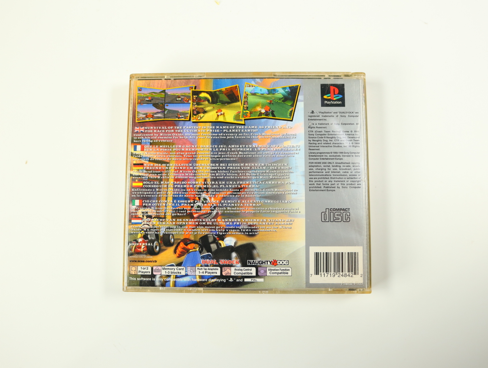 PlayStation 1 - Crash Team Racing [Platinum] - productfoto 2