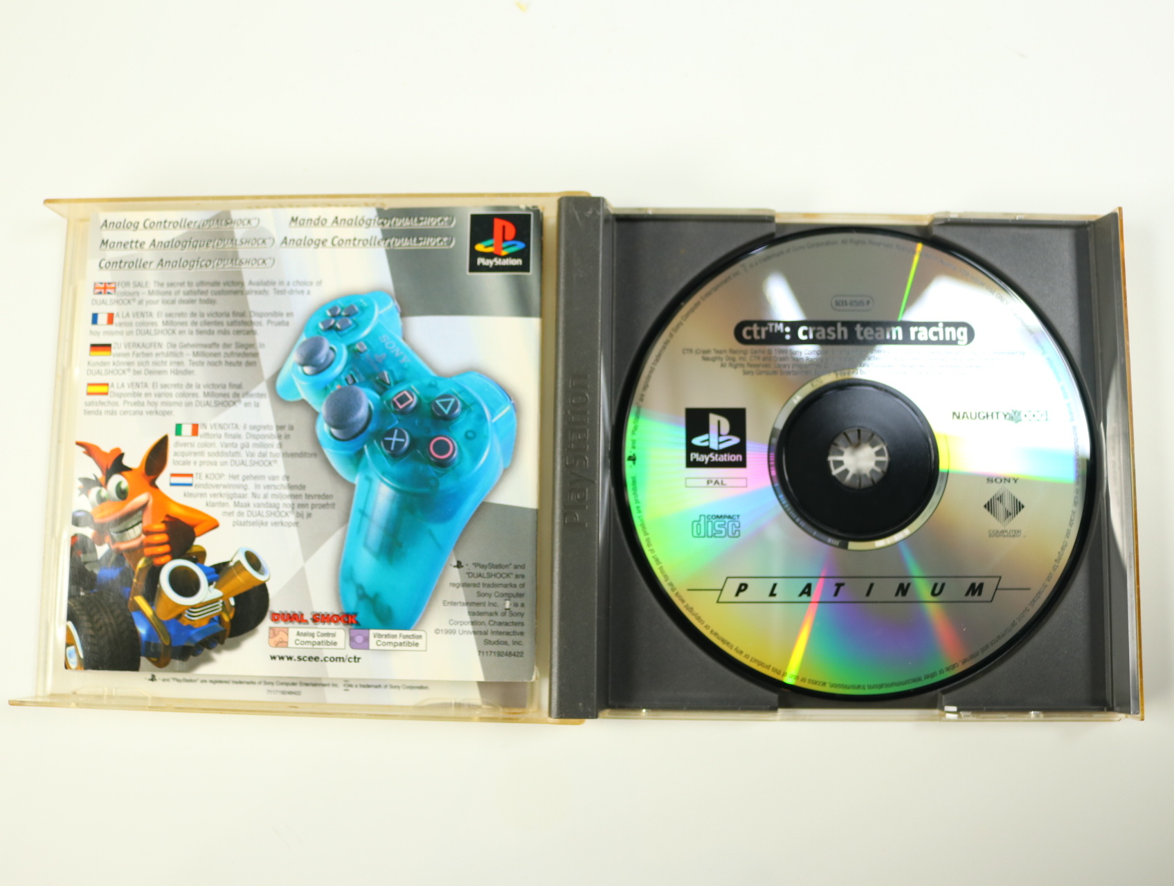 PlayStation 1 - Crash Team Racing [Platinum] - productfoto 3