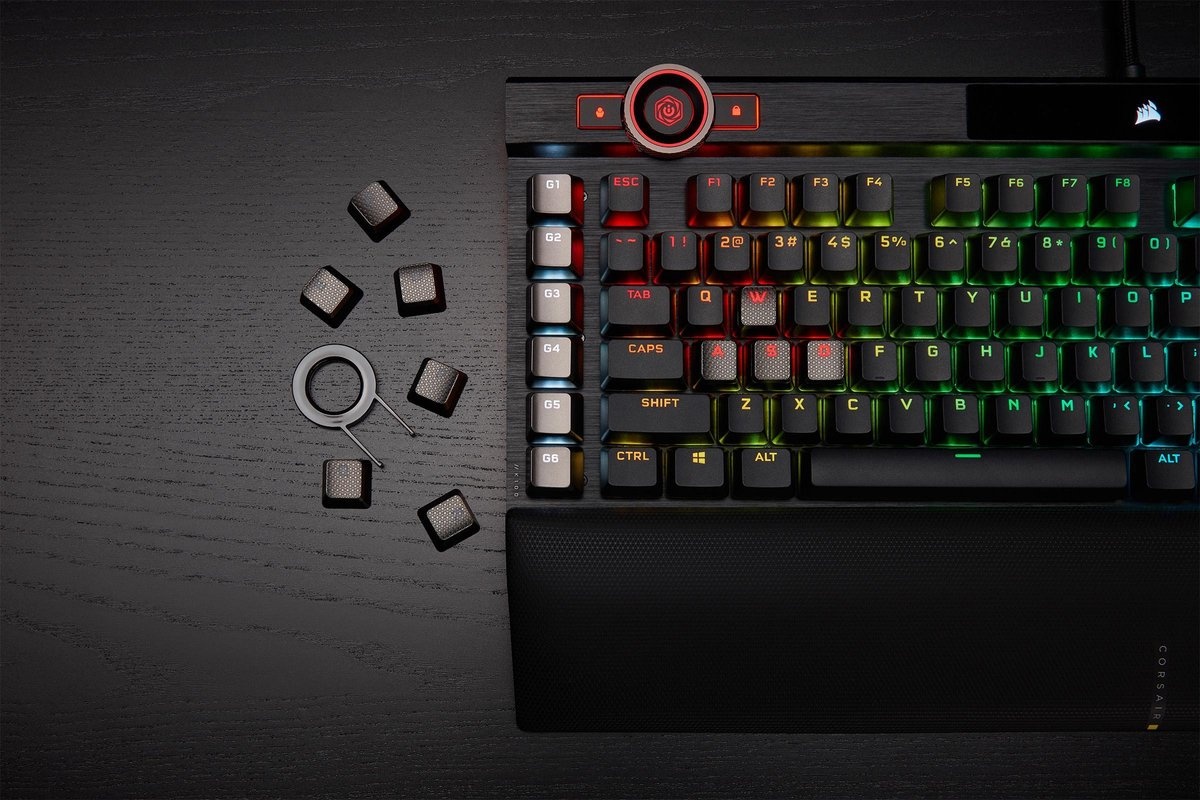 K100 RGB - OPX Switch - Qwerty US - productfoto 2