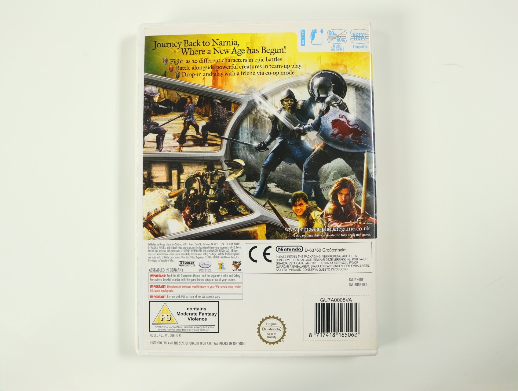 Wii - The Chronicles of Narnia: Prince Caspian - productfoto 2