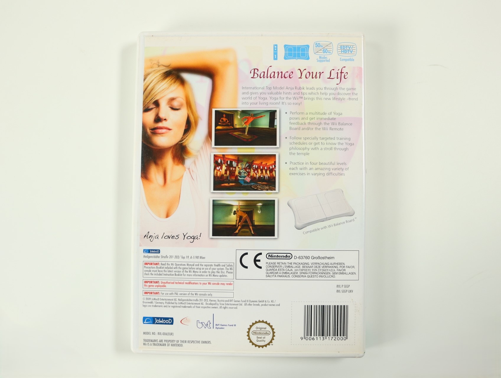 Wii - Yoga The First 100% Experience - productfoto 2