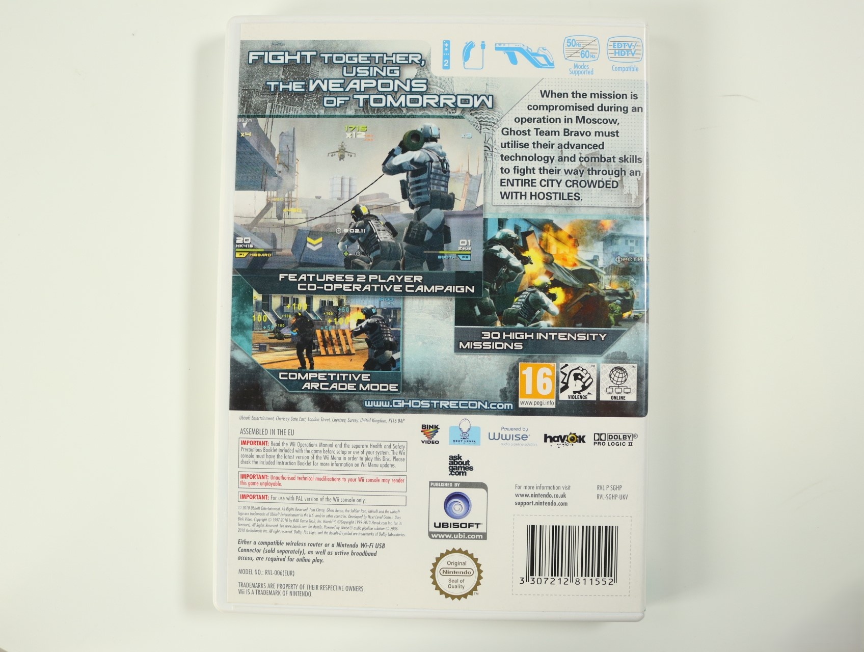Wii - Tom Clancy's Ghost Recon - productfoto 2