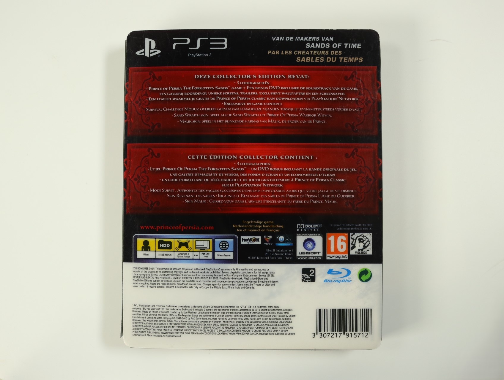PlayStation 3 - Prince of Persia: The Forgotten Sands [Collector's Edition] - productfoto 2