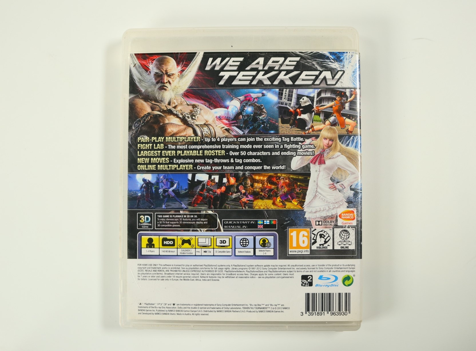 PlayStation 3 - Tekken Tag Tournament 2 - productfoto 2